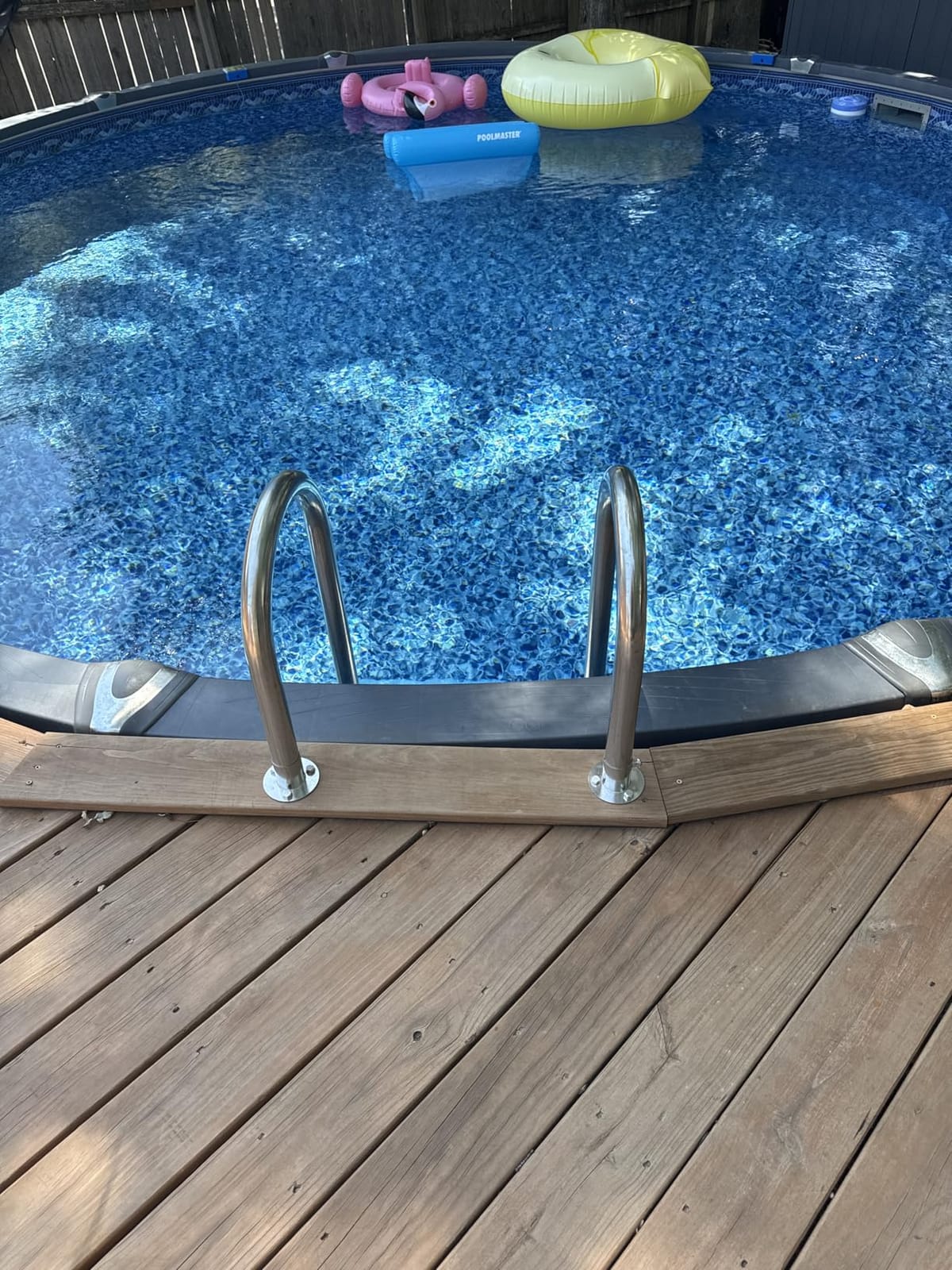 VEVOR Swimming Pool Ladder, 3-Step Stairs with Double Handrails, Non-Slip Heavy Duty Wide Steps, Stainless Steel Frame, 265 lbs Capacity for 48-54 in Inground Pools customer photo 1