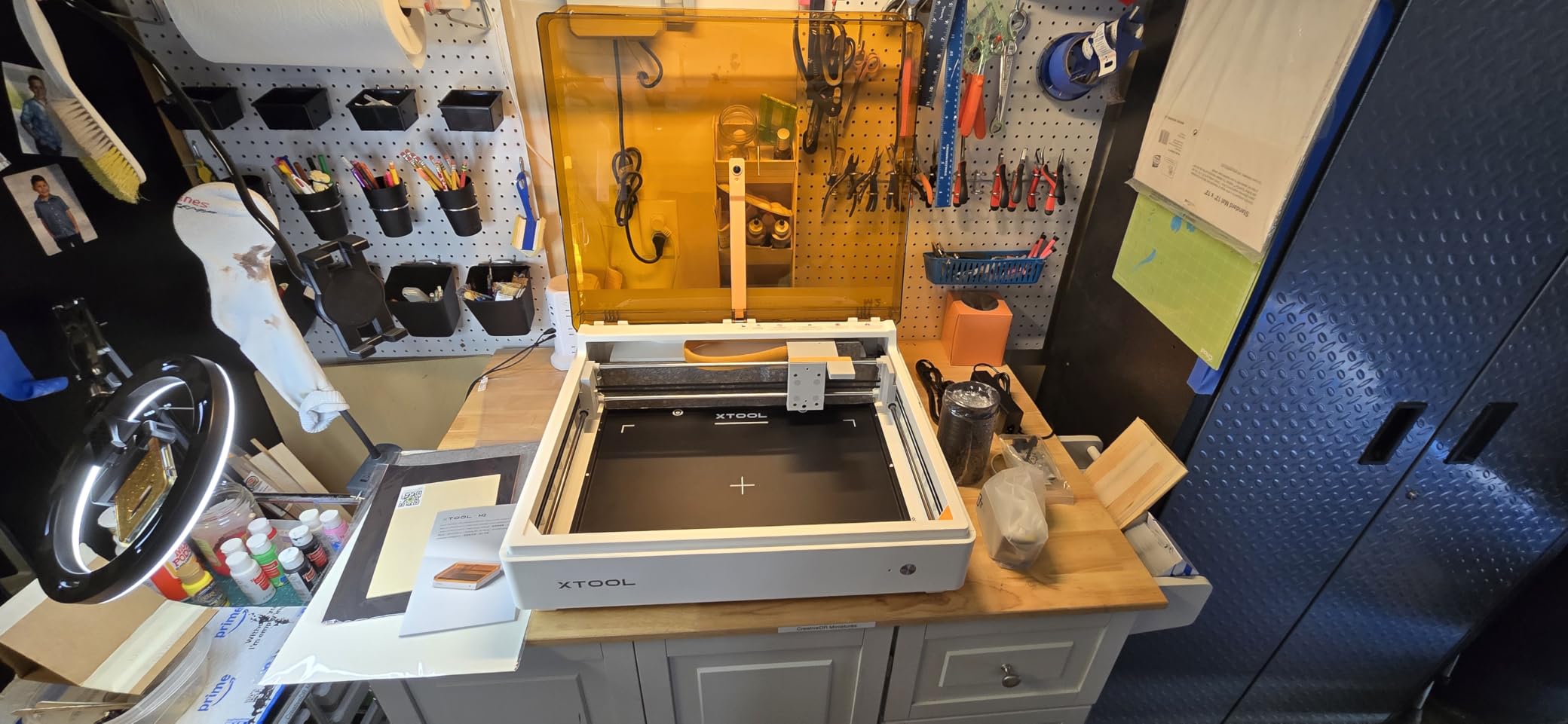 xTool M2 10W Laser Engraver, Built-in Dual Cameras, Class 1 Enclosed Safe Laser Engraving Machine for Home DIY Craft on Wood, Leather, Felt, Fabric, Paper customer photo 2