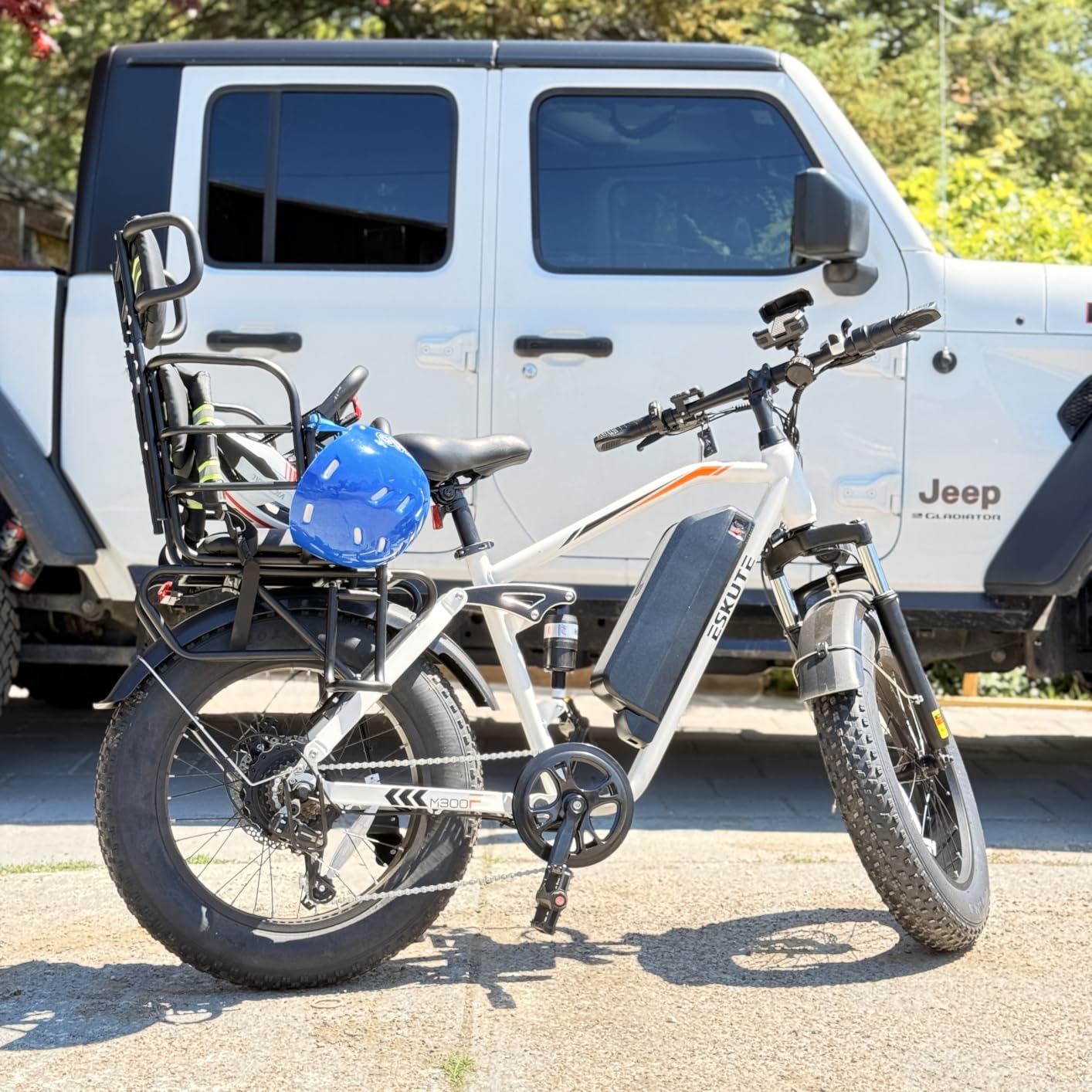 ESKUTE M300F Electric Bike for Adults, 52V 20.8Ah Long Range Battery, 33MPH Fast Ebike 1200W Motor, 20