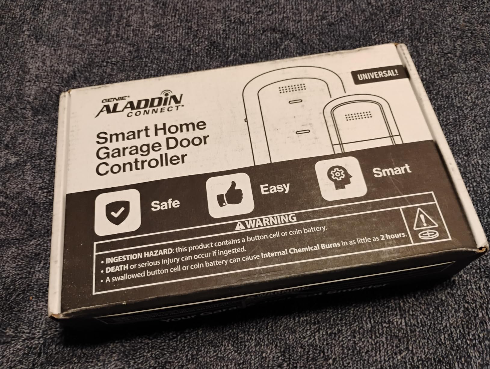 Genie Aladdin Connect Smart Garage Door Controller, Single Door Kit ALKT2-R | Wi-Fi Enabled, App Control, Works with Most Major Brands, Monitor & Control Garage from Anywhere with iOS & Android Devices customer photo 2