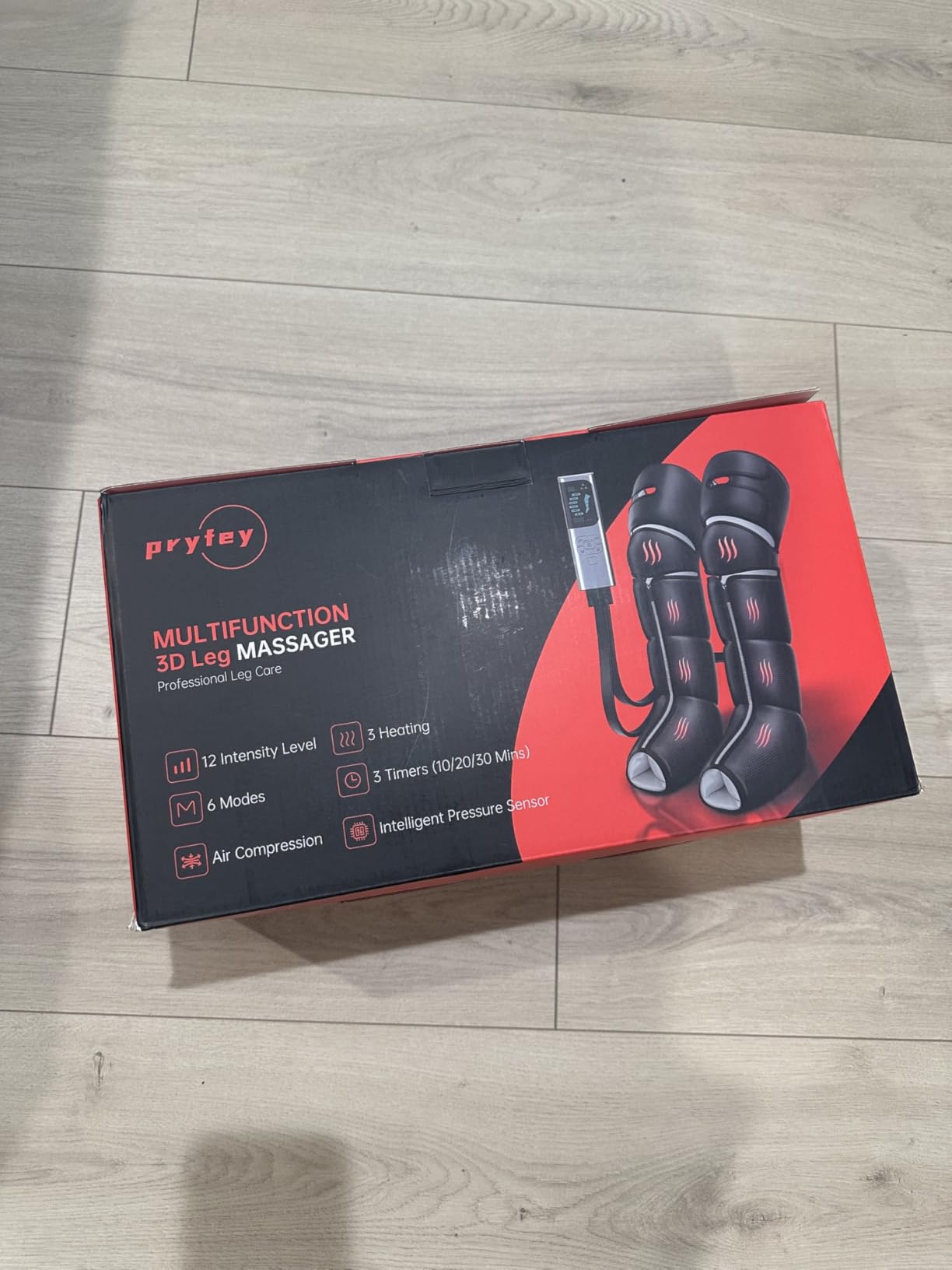 Leg Compression Massager for Circulation and Pain Relief, Compression Boots with Heated Knee customer photo 1