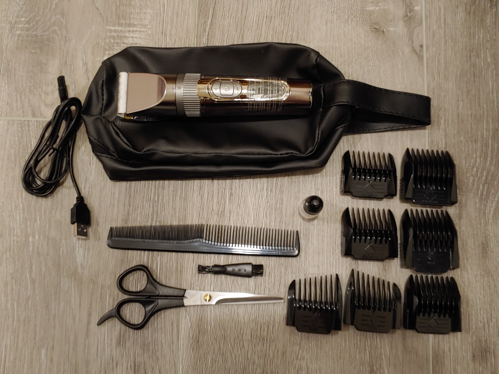 SUPRENT Professional Barber Clippers - Up to 11000RPM Intelligent Dual-Coil Vector Motor Hair Cutting kit, Zero-Gapped Hair Clipper & Trimmer Kit, Deep Tooth Blades, Charging Stands customer photo 1