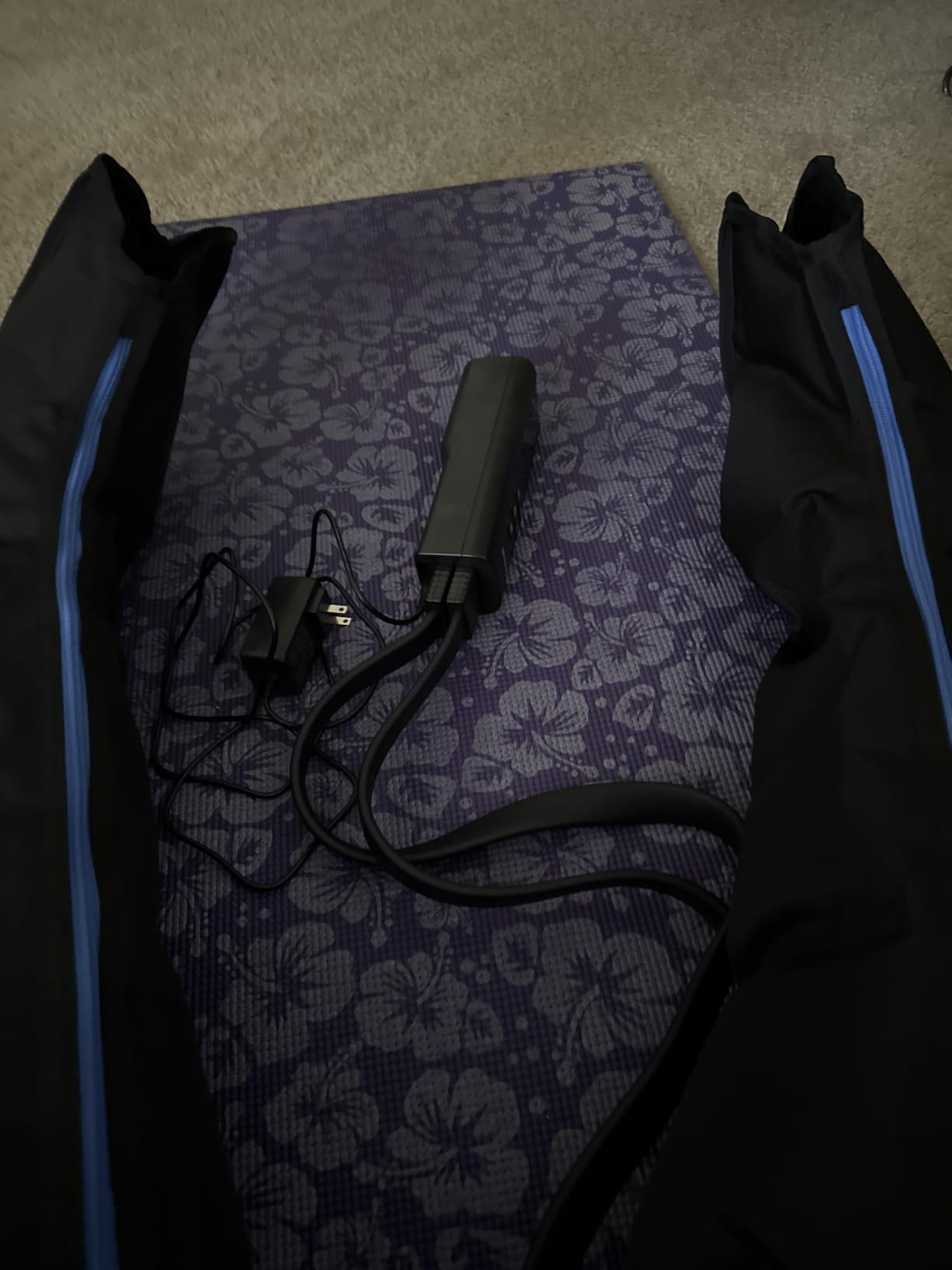 Sequential Leg Compression Massager for Circulation : Full Leg Air Compression Boots for Massage Therapy & Fatigue Relief - 9 Intensity, 6 Modes, 3 Timers for Athletes, Runners, Gym (Medium) customer photo 2