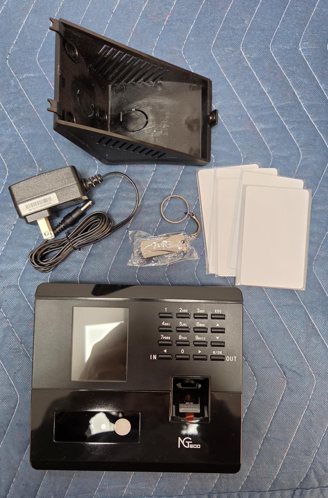 NGTeco APP Time Clock for Small Business, 4-in-1 Mode, No Monthly Fee | Employee Attendance Machine with Face, Fingerprint, RFID & PIN Check-in, 10 RFID Cards, 2.4G WiFi, Flexible Shift Management customer photo 1