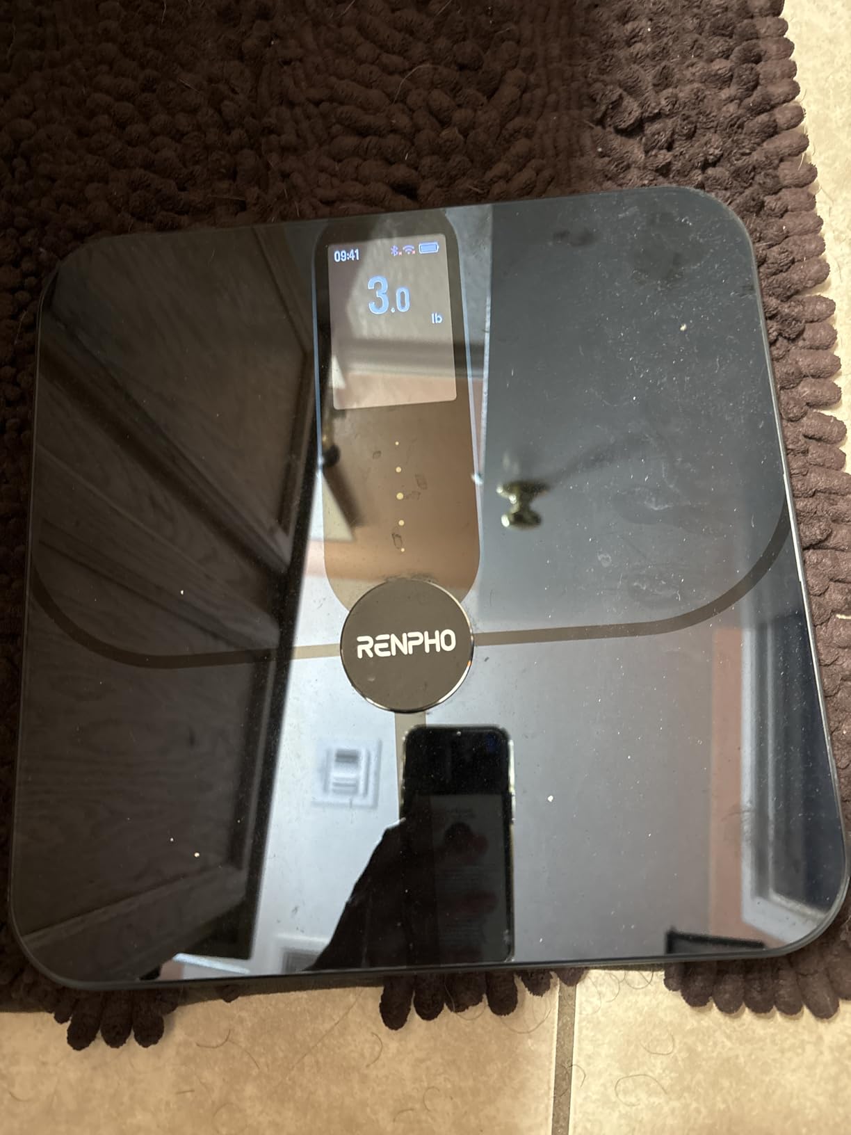 RENPHO MorphoScan Lite Body Composition Scale with Handle, Clear Display | Smart Scale with BMI, Body Fat, Muscle Mass, 8-Electrode Scale with Health App, 50+ Metrics, Digital Bathroom Scale, Home Use customer photo 1