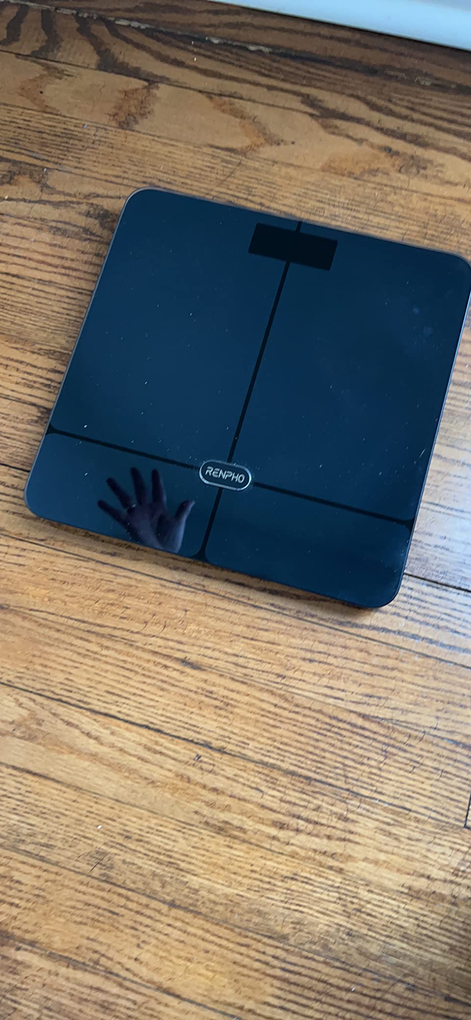 RENPHO Smart Scale with Large Handle Display, Wi-Fi & Wireless Connection | Body Composition Scale with BMI, Body Fat, Muscle Mass, 8 Electrodes, 50+ Metrics, Home Use, MorphoScan Aspire customer photo 1