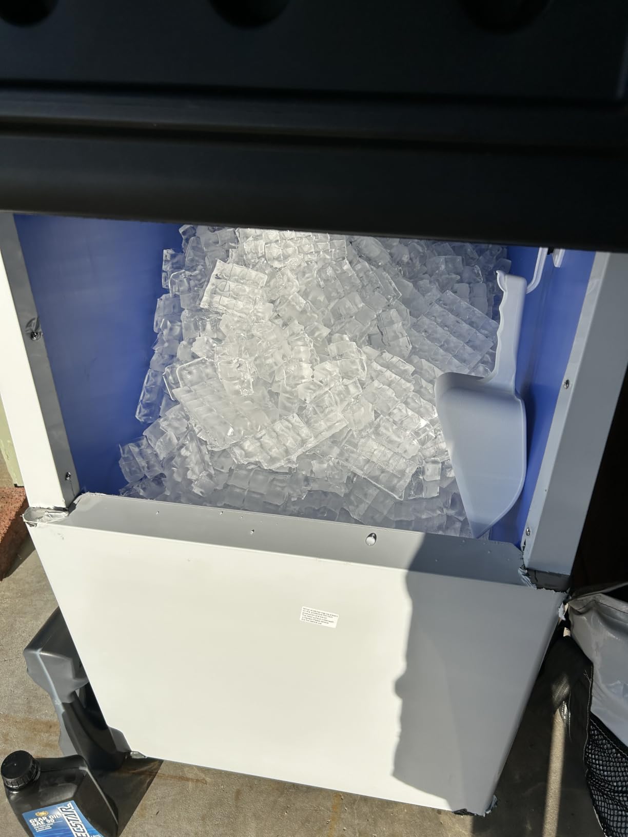 Commercial Ice Maker Machine 400LBS/24H, 250LBS Stainless Steel Storage Bin, 132 Ice Cubes in 8-15min, Self-Cleaning, Air Cooled Ice Machine with Touchscreen for Bar Business Restaurant Cafe (400 lbs) customer photo 2
