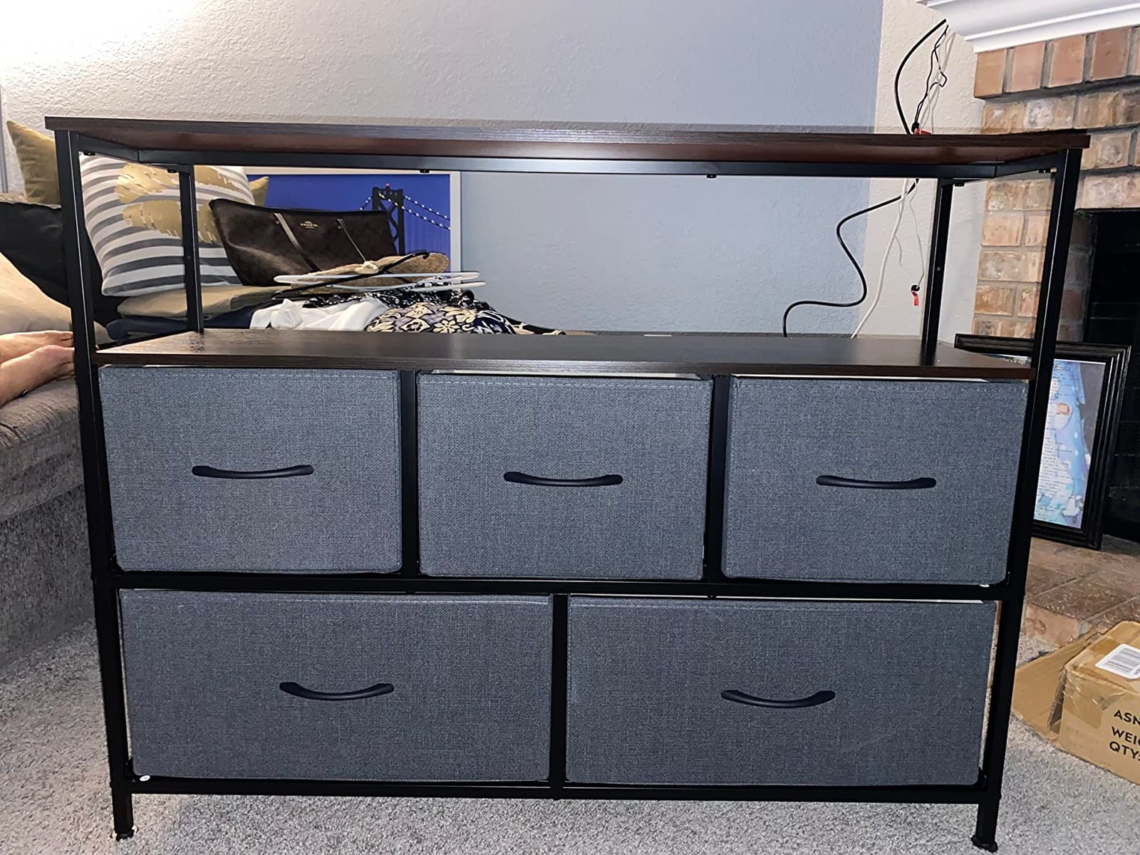 WLIVE 5 Drawer Dresser, 45