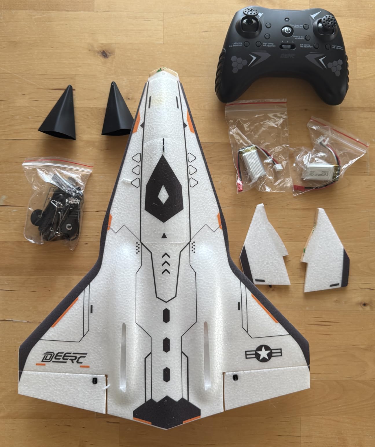DEERC RC Plane for Adults,4CH EDF Remote Control Airplane Twin Ducted Fans customer photo 1