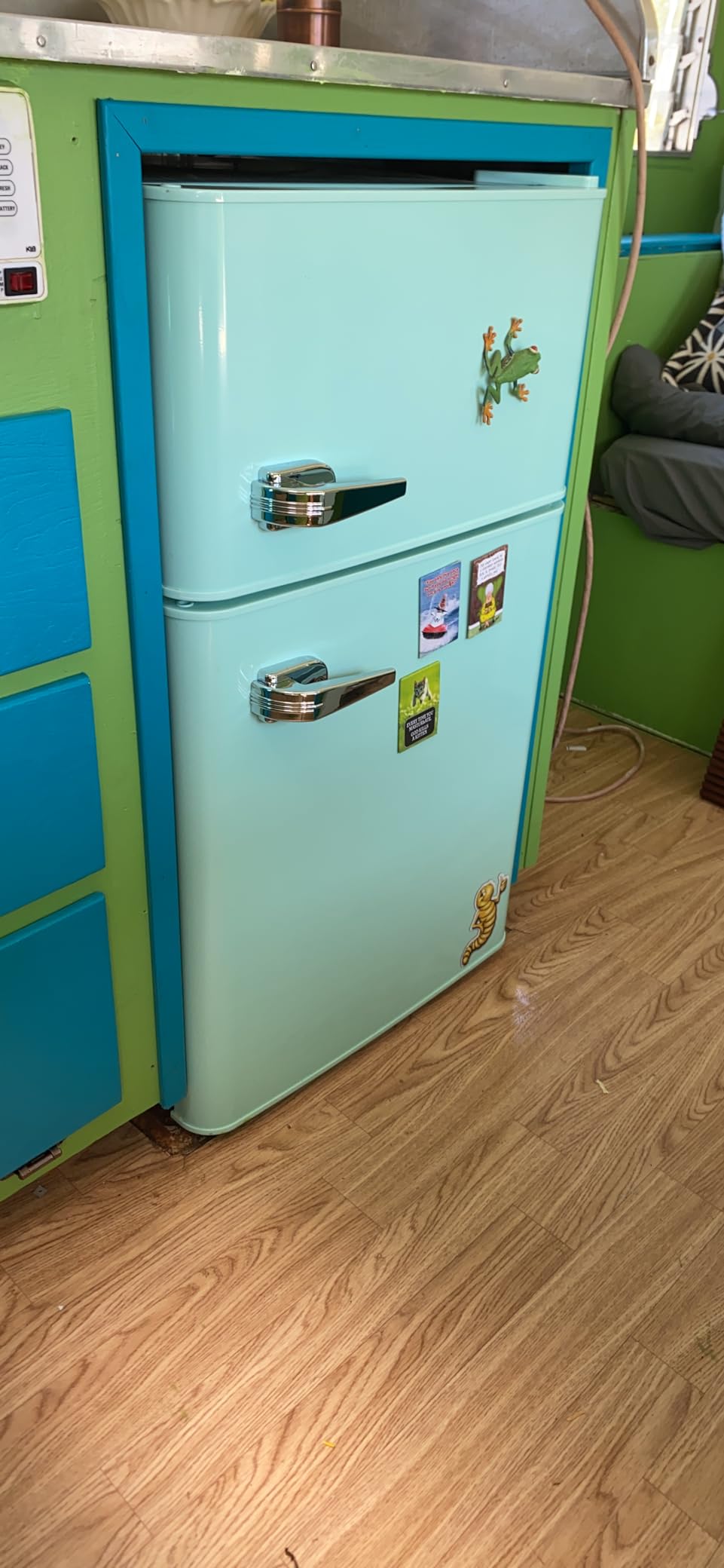 Antarctic Star 18.1 Cu.Ft 2 Door Freezer Refrigerator, with Ice making and water dispenser, powerful LED light, for Kitchen, Dorm and Office, Silver customer photo 1