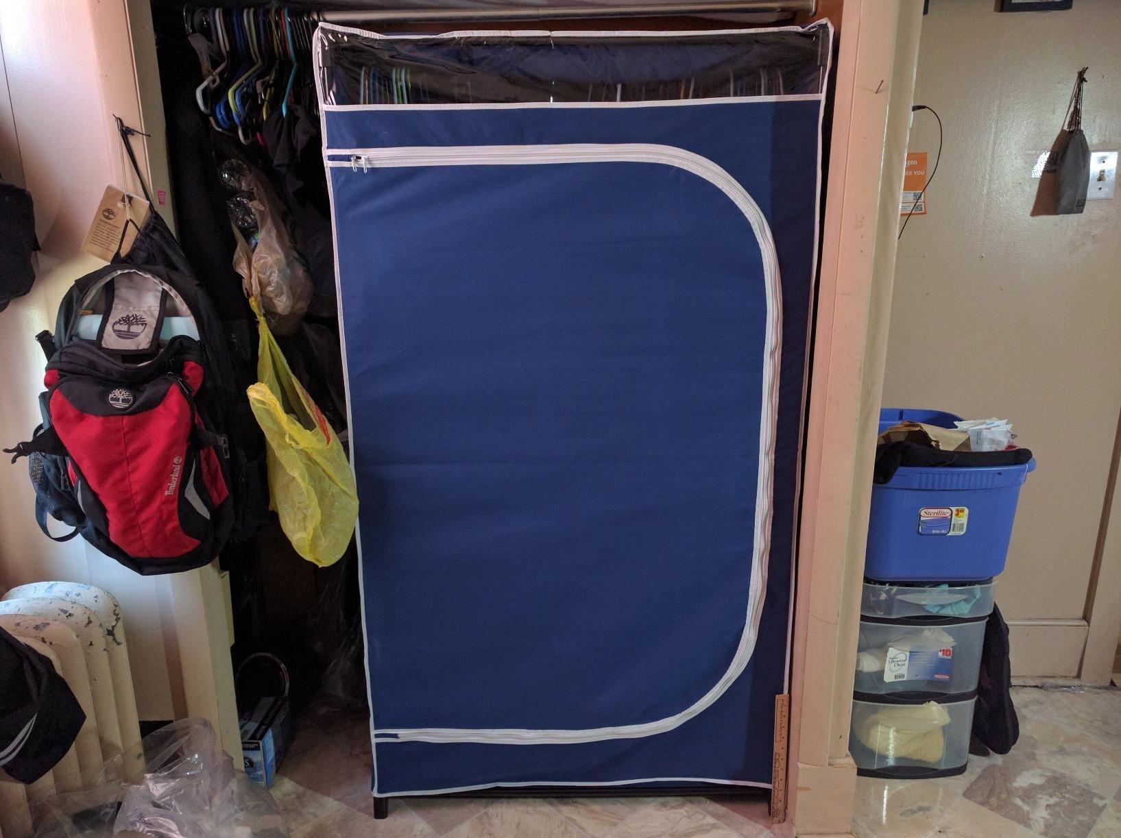 Whitmor Extra-Wide Portable Clothes Closet, 60