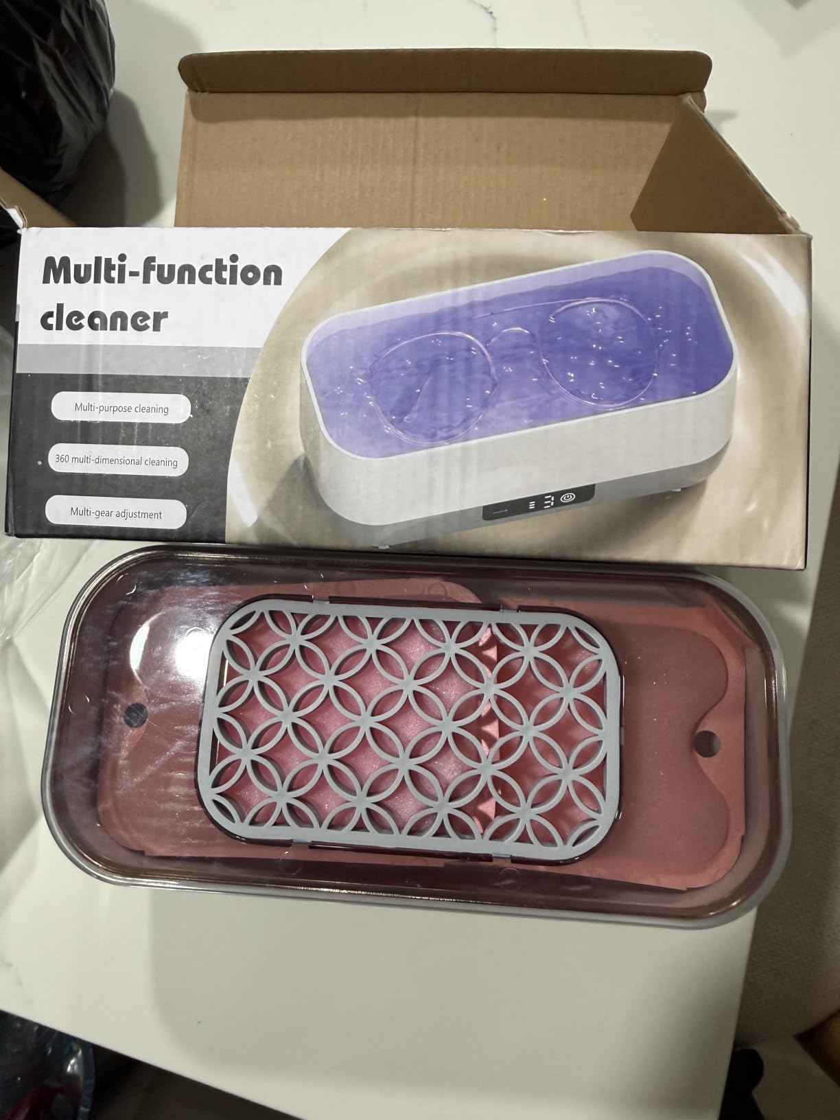 45KHz Ultrasonic Electric Makeup Brush Cleaner Machine, Rechargeable USB | 360 Degree Deep Cleaning Make up Brush Cleaner Electronic, Portable Automatic Cosmetic Brushes Washer customer photo 1