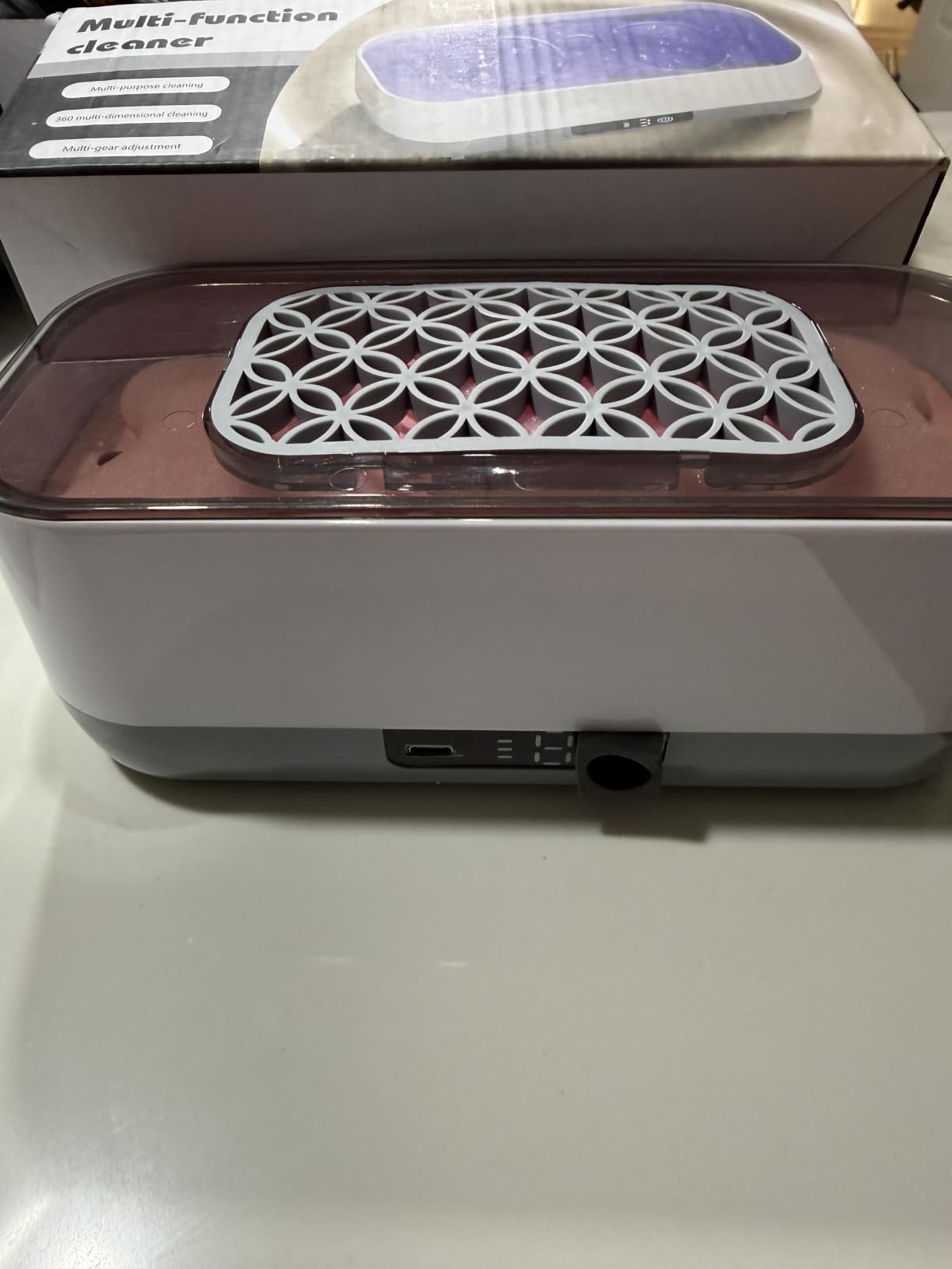 45KHz Ultrasonic Electric Makeup Brush Cleaner Machine, Rechargeable USB | 360 Degree Deep Cleaning Make up Brush Cleaner Electronic, Portable Automatic Cosmetic Brushes Washer customer photo 2