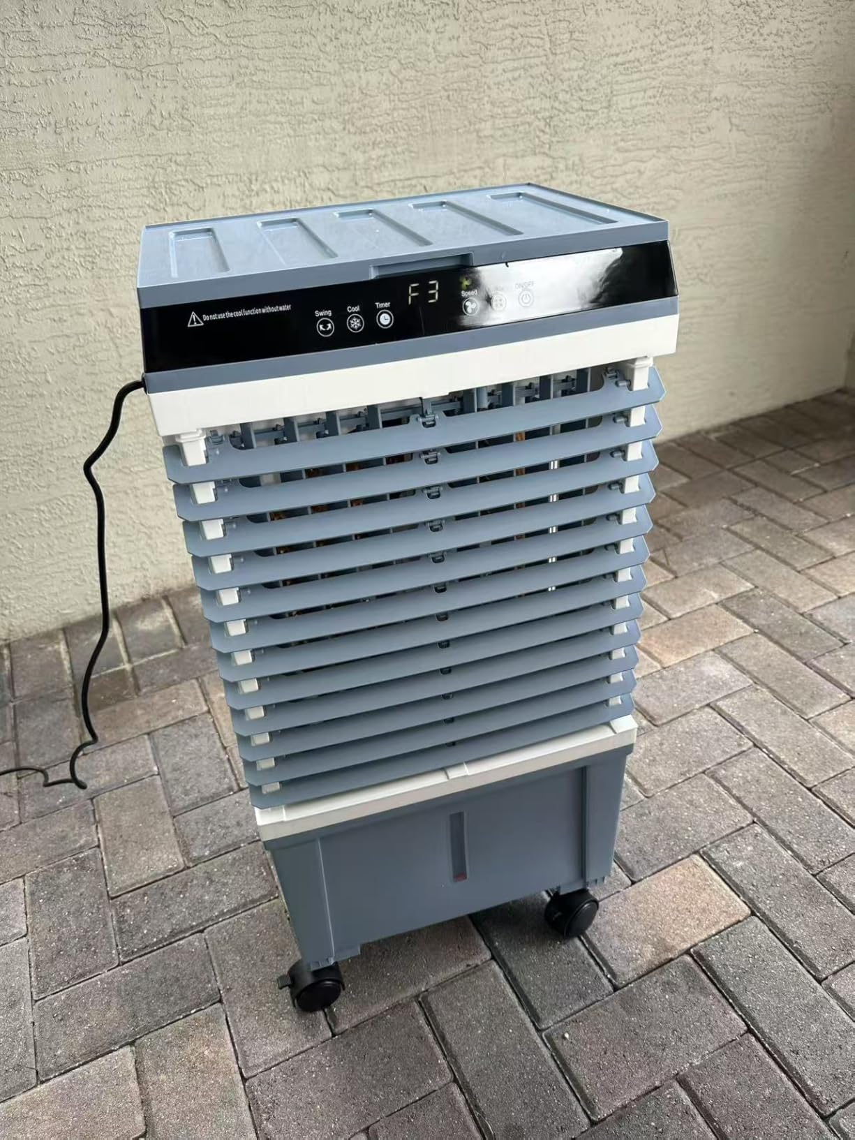 4000CFM Swamp Cooler, 4-IN-1 Evaporative Air Conditioners With 18.4 Gal Water Tank, 4 Ice Packs, Remote, 12H Timer, 120°Oscillation, 36
