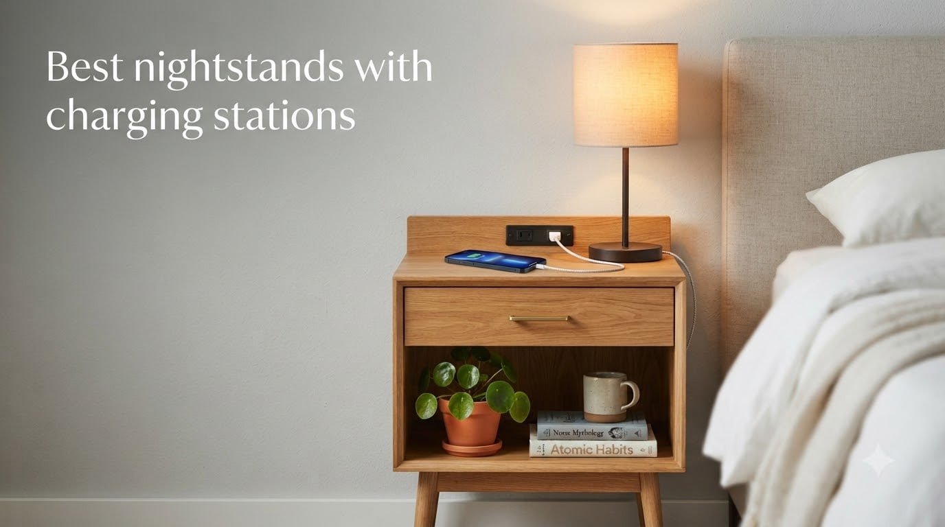 Best nightstands with charging stations