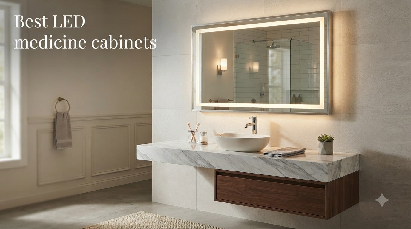 Best LED medicine cabinets