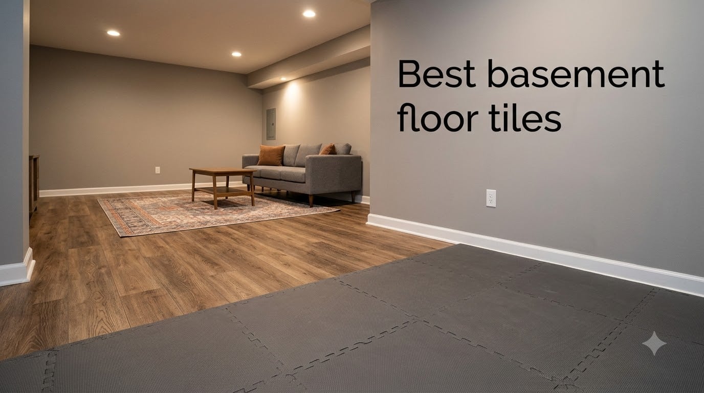 Best basement floor tiles