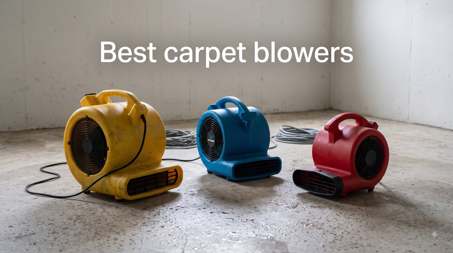 Best carpet blowers