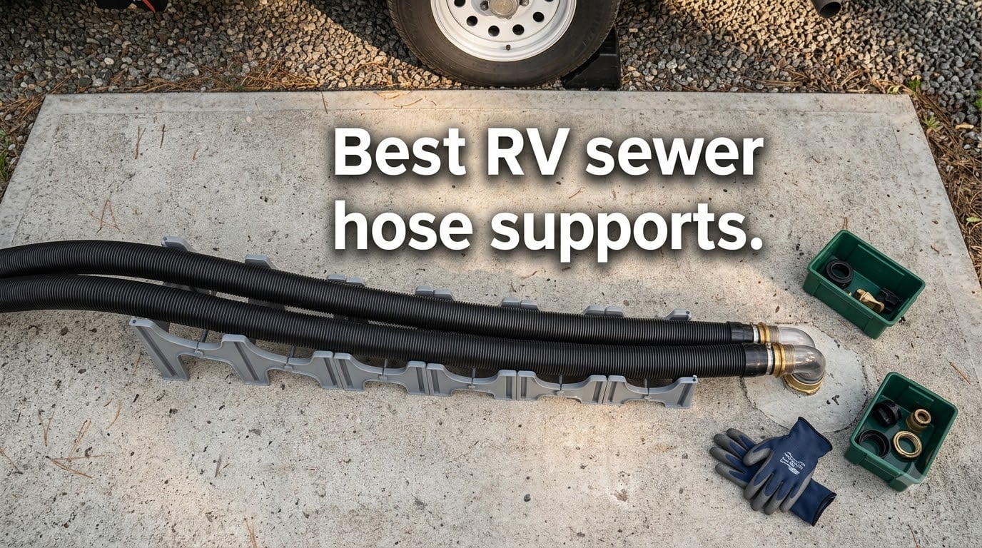 Best RV sewer hose supports