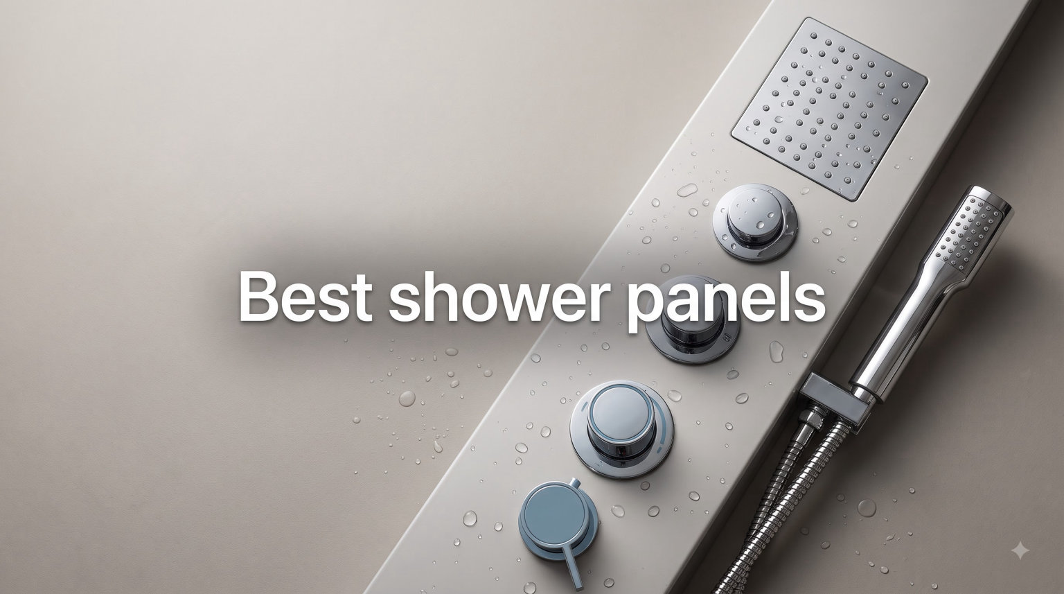 Best shower panels
