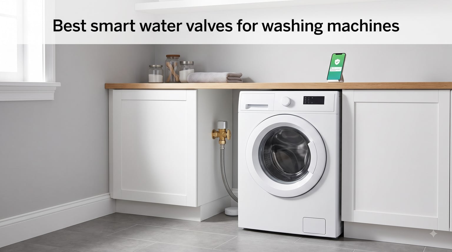 Best smart water valves for washing machines