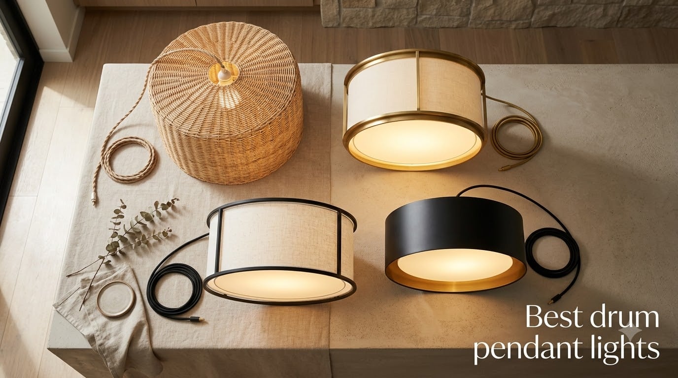 Best drum pendant lights