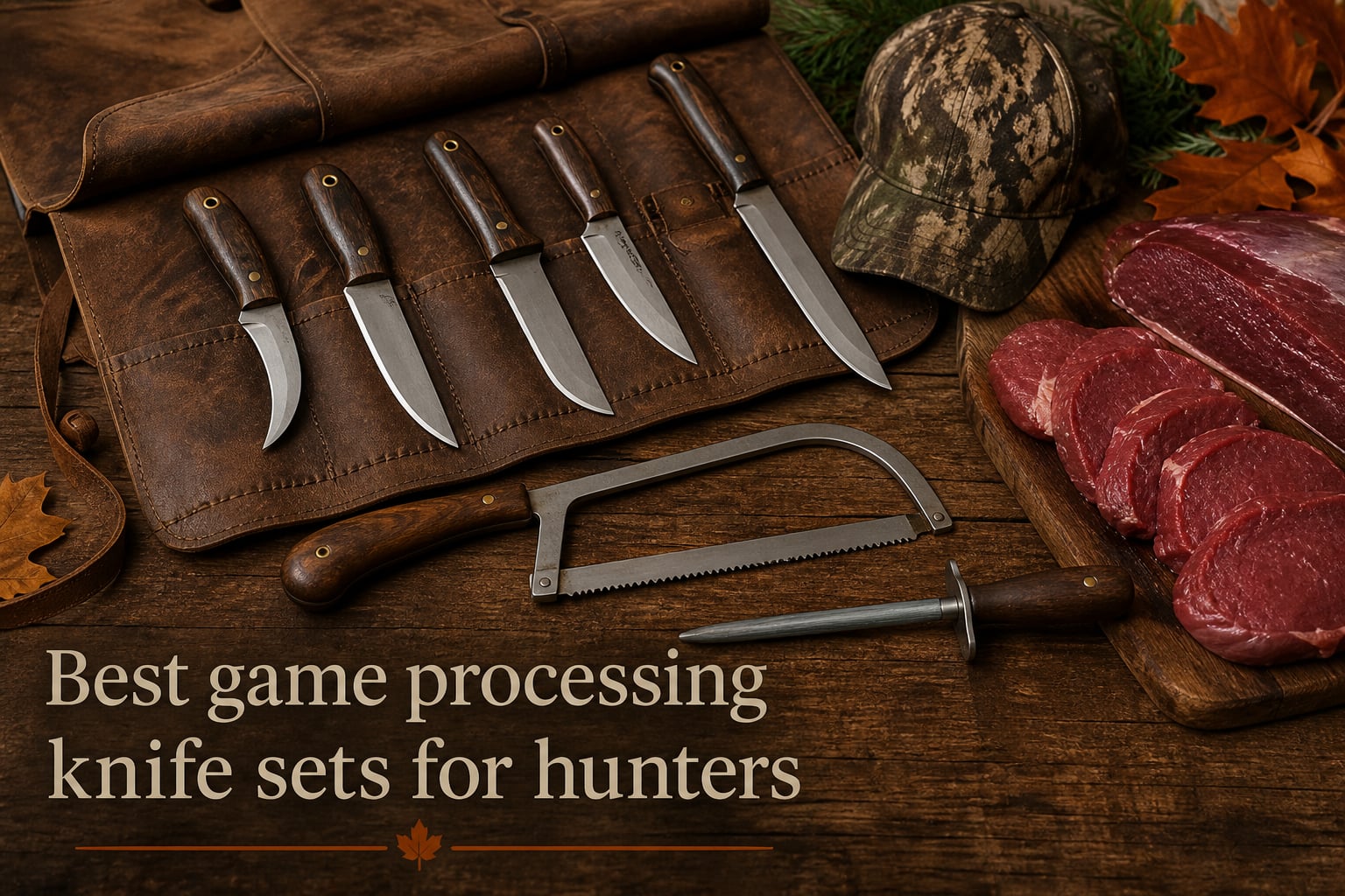 Best game processing knife sets for hunters