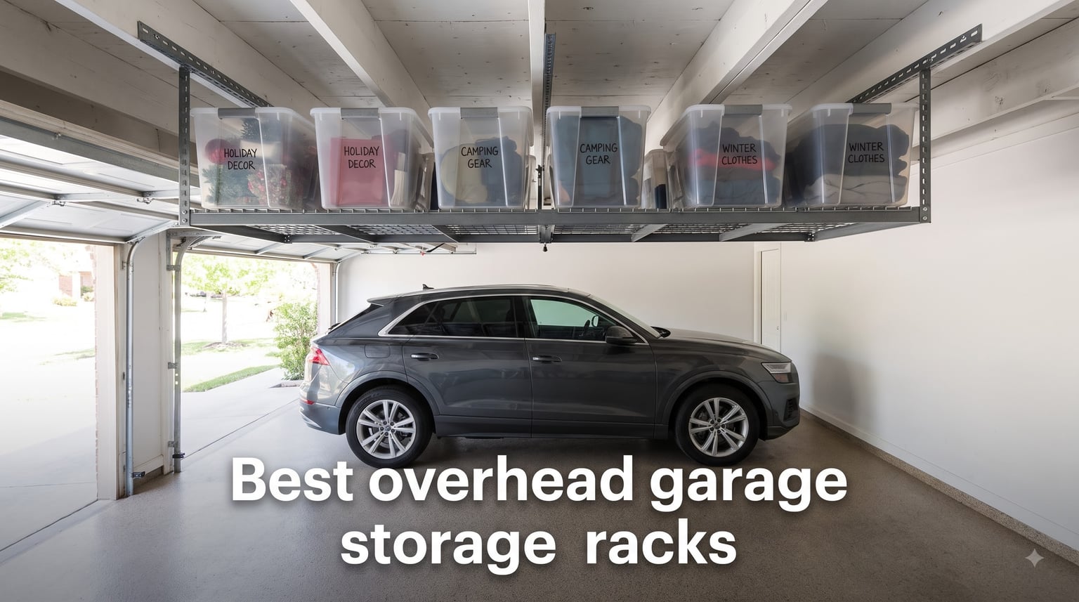 Best overhead garage storage racks