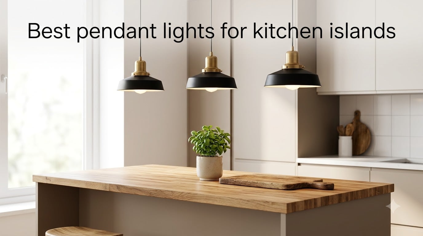 Best pendant lights for kitchen islands