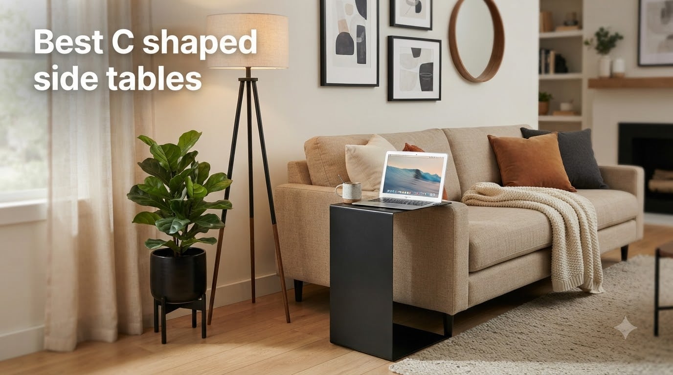 Best C shaped side tables
