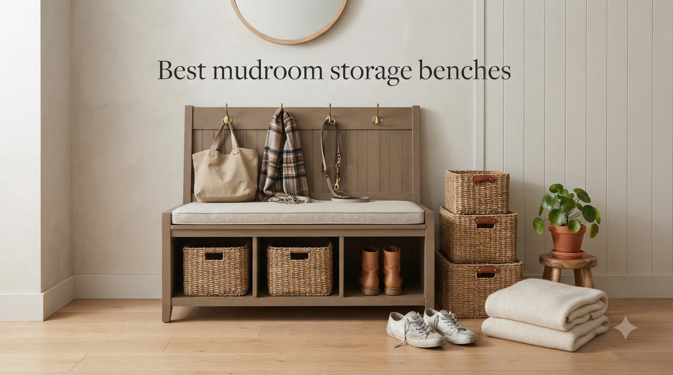 Best mudroom storage benches