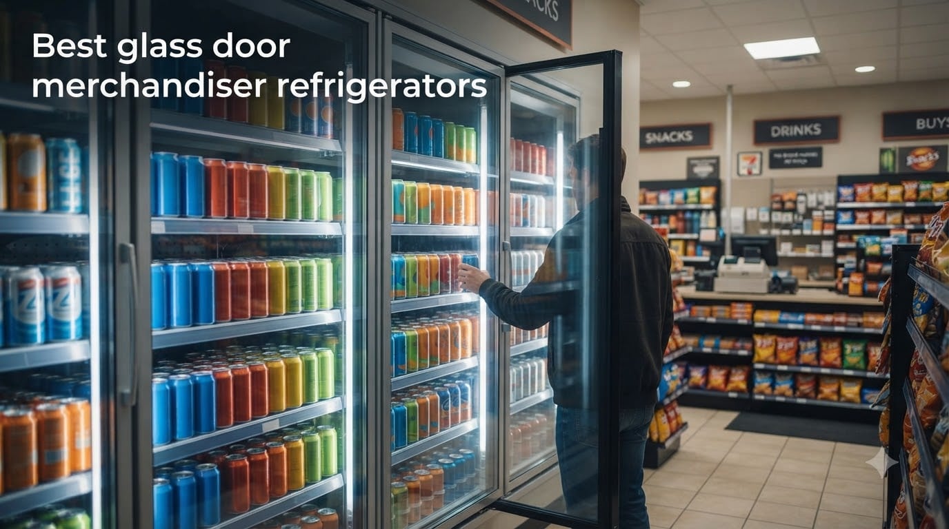 Best glass door merchandiser refrigerators