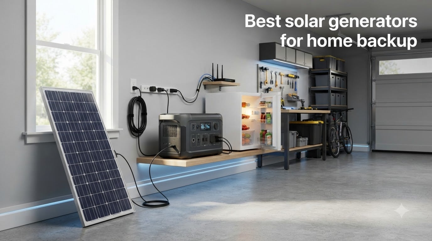Best solar generators for home backup