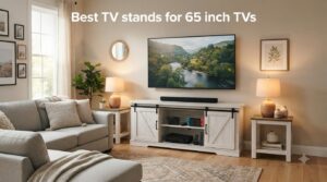 Best TV stands for 65 inch TVs