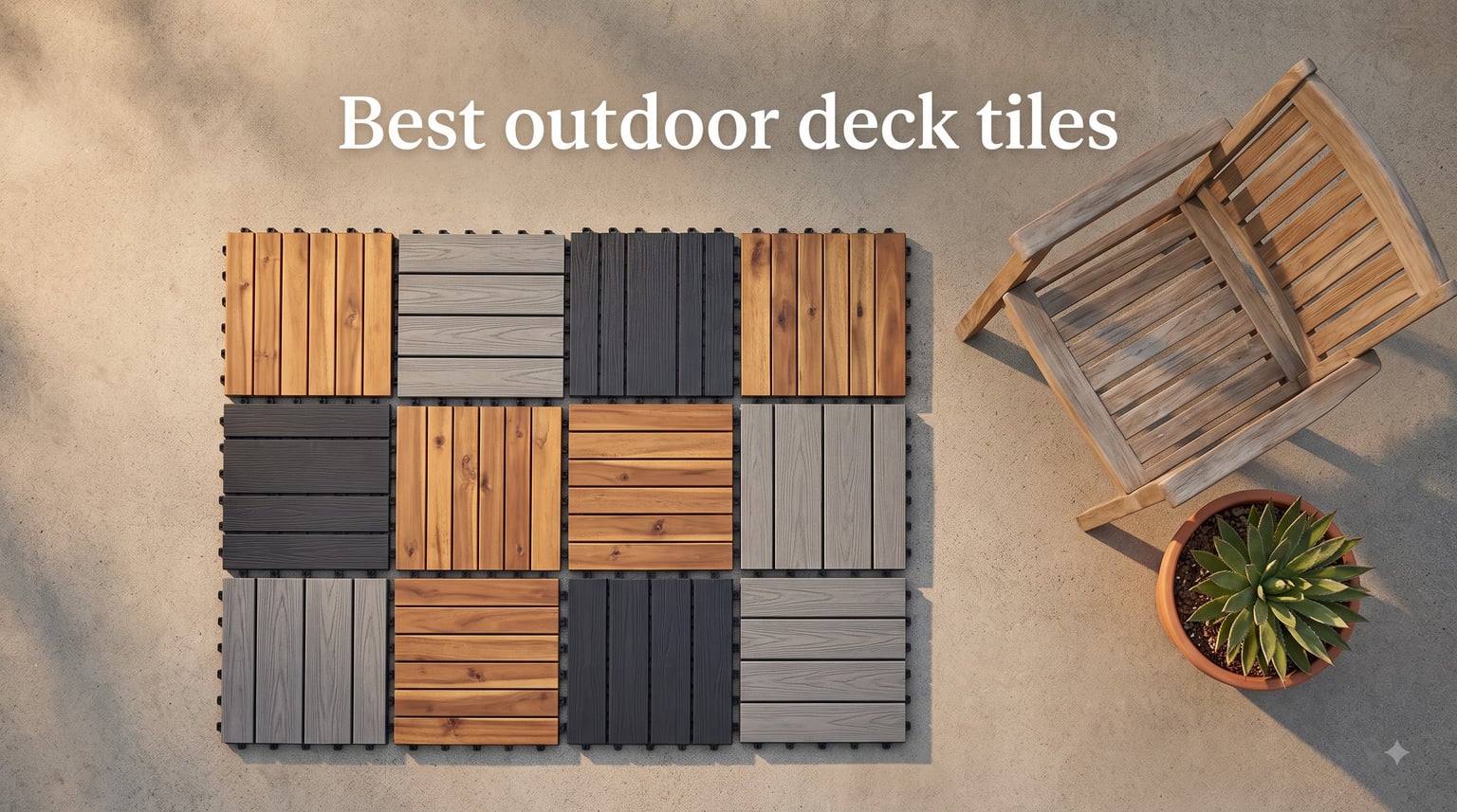 Best outdoor deck tiles