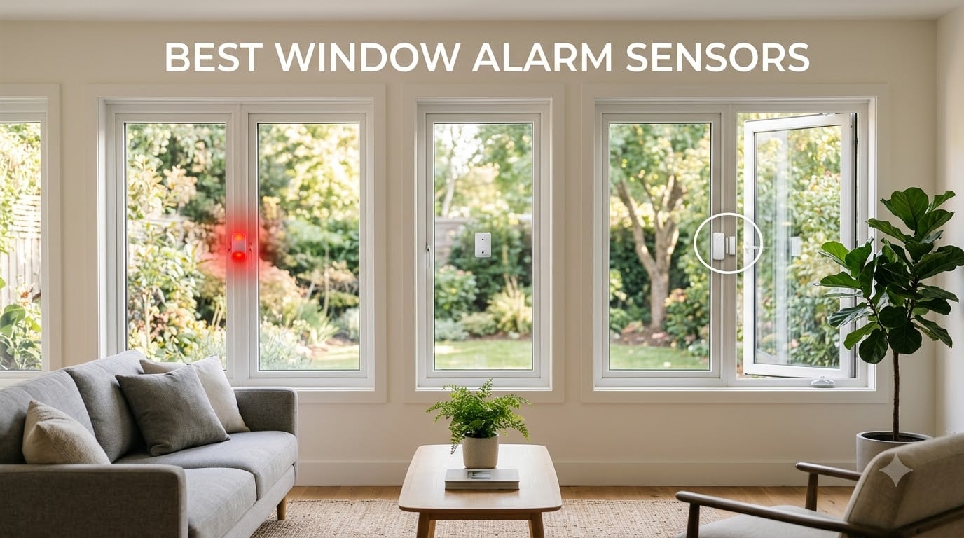 Best window alarm sensors