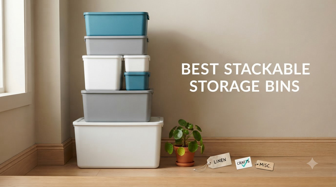 Best stackable storage bins
