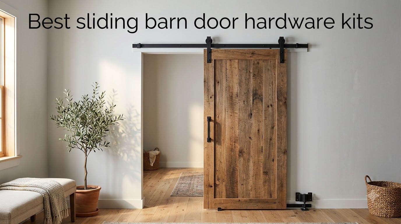 Best sliding barn door hardware kits