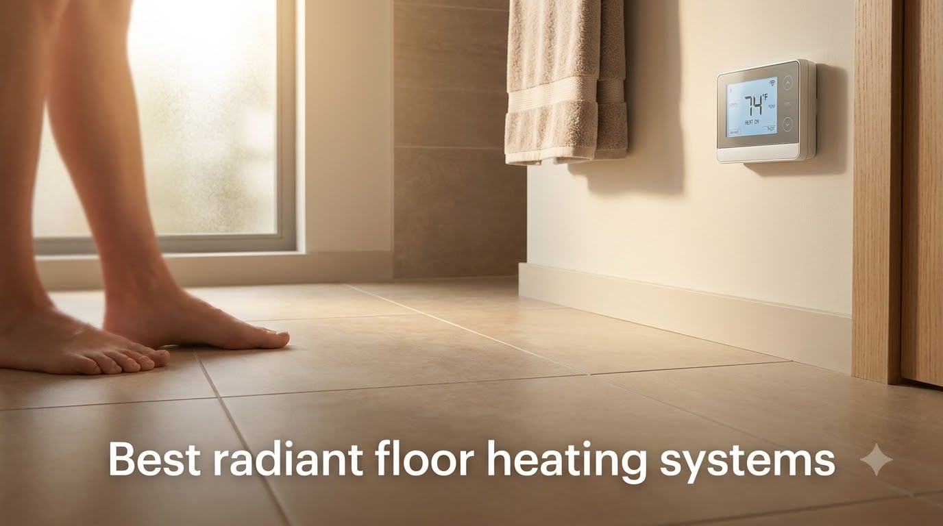 Best radiant floor heating systems