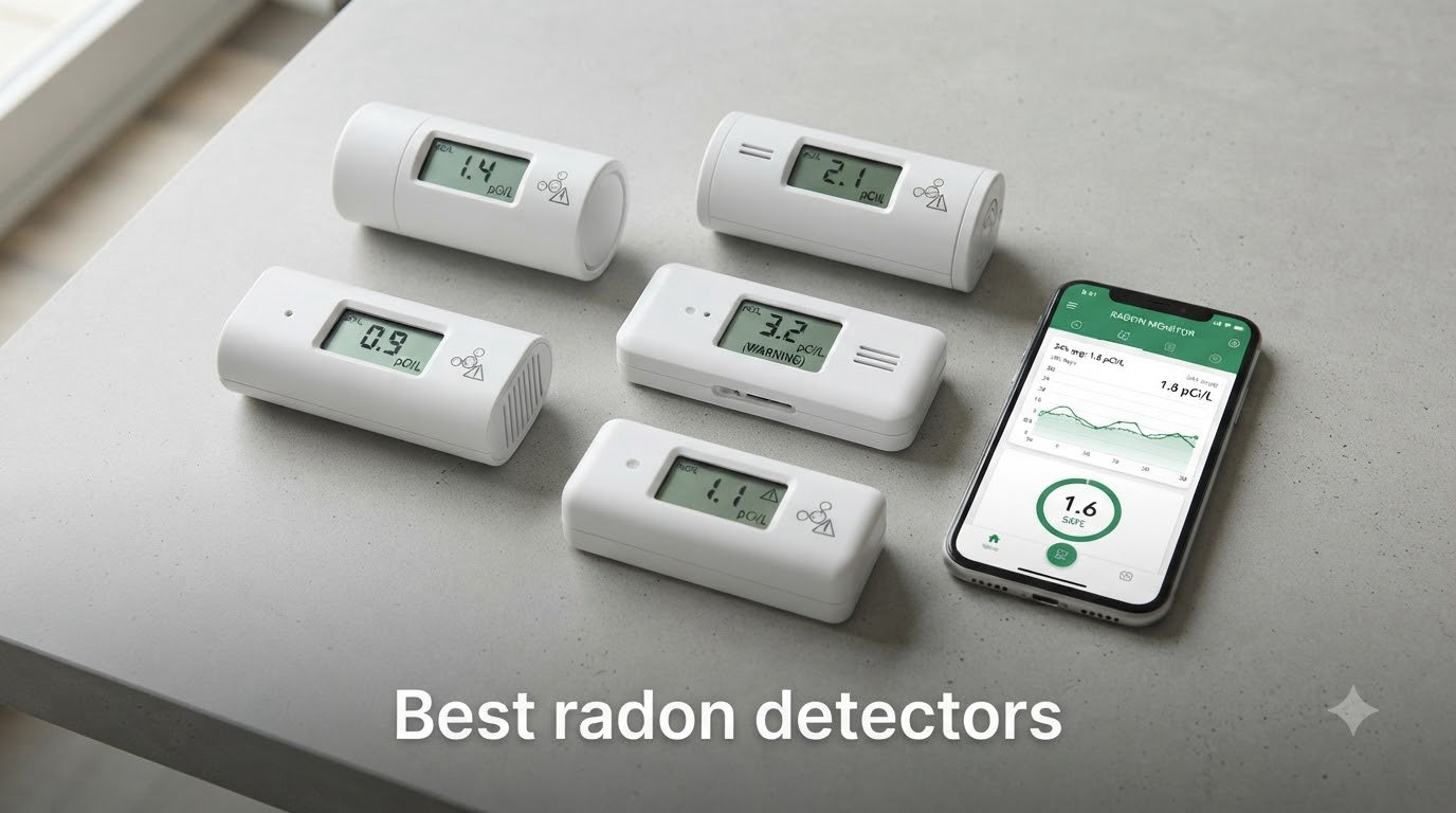 Best radon detectors