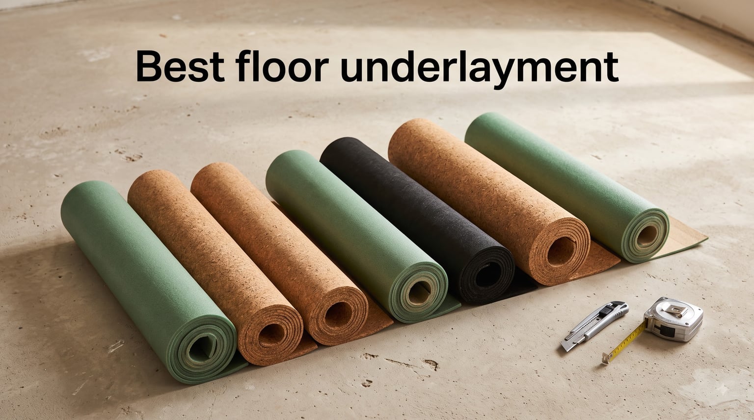 Best floor underlayment