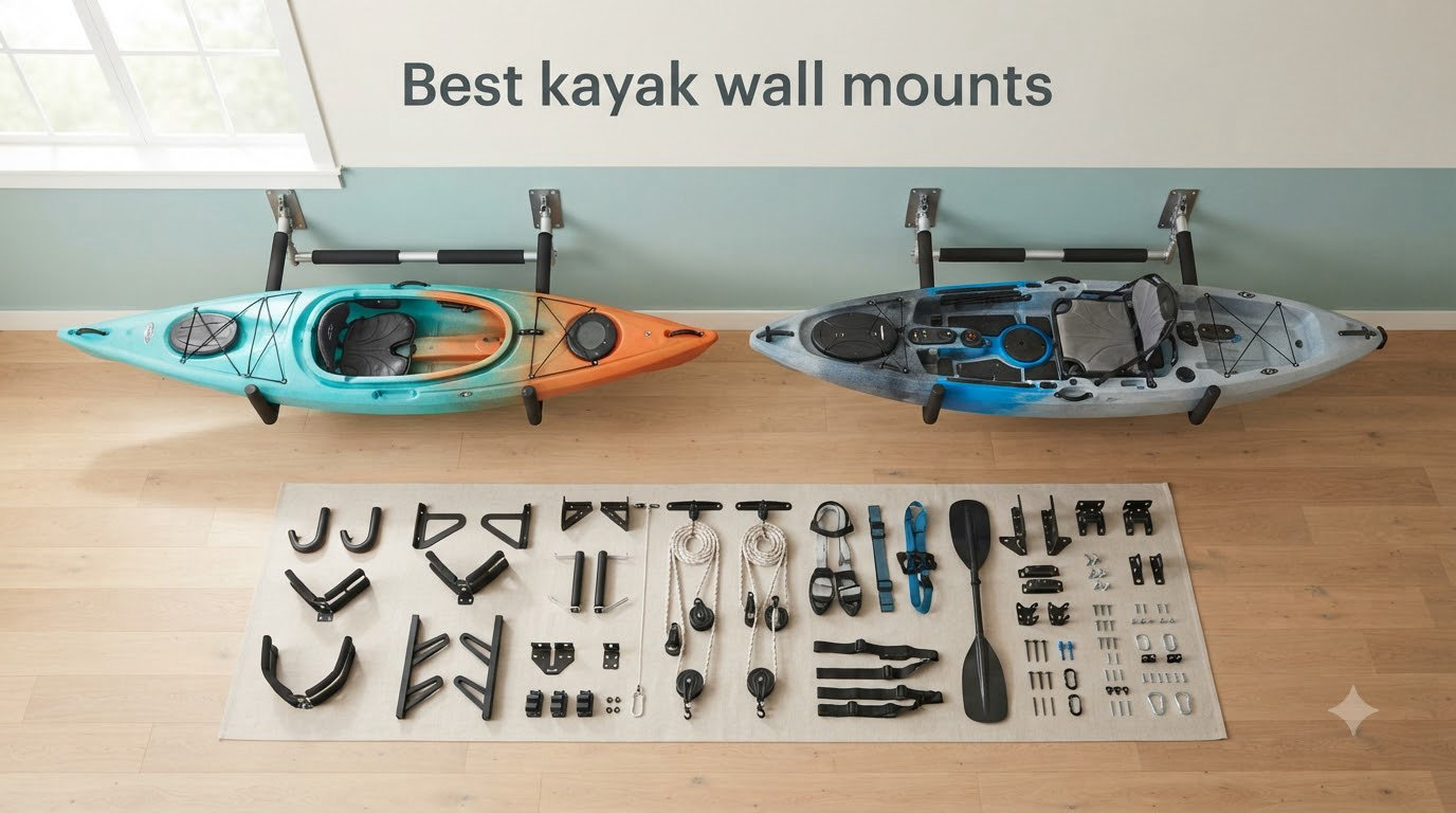 Best kayak wall mounts