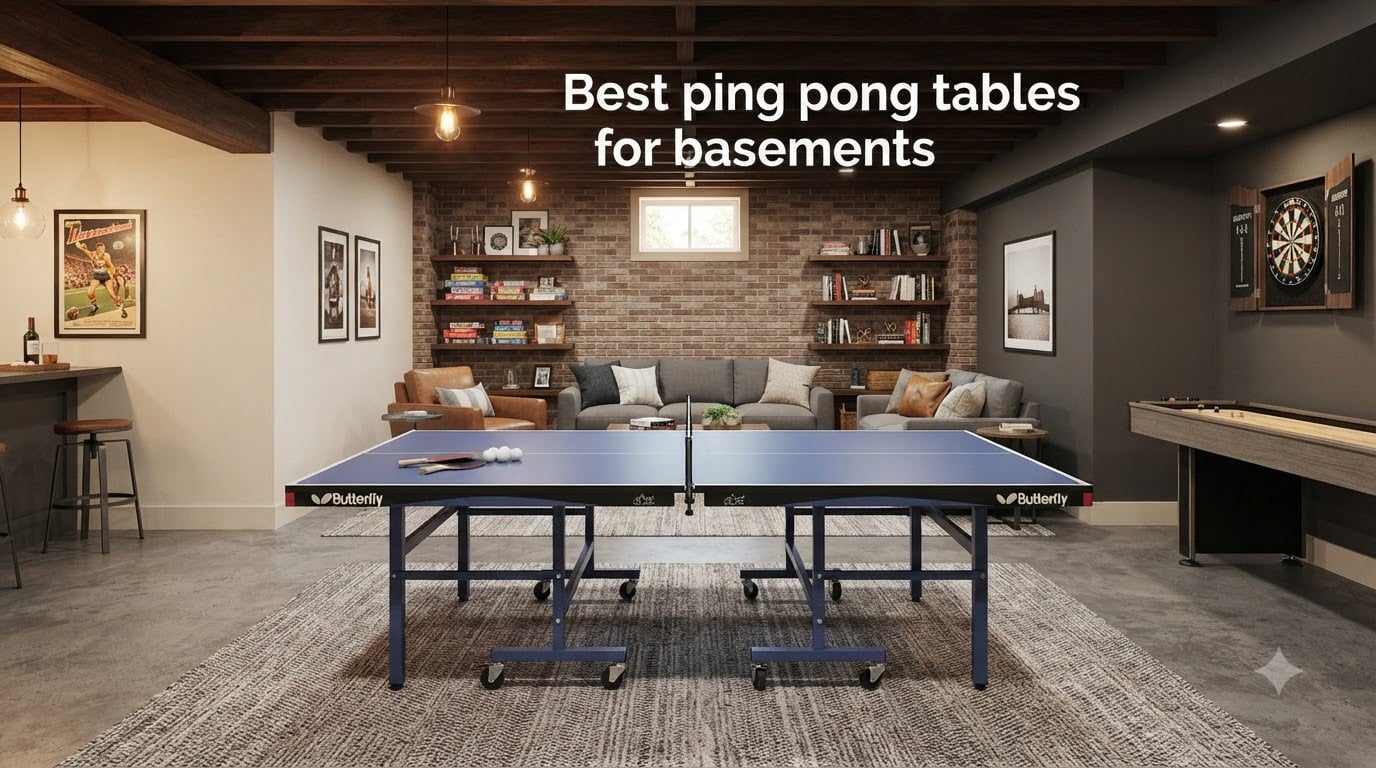 Best ping pong tables for basements