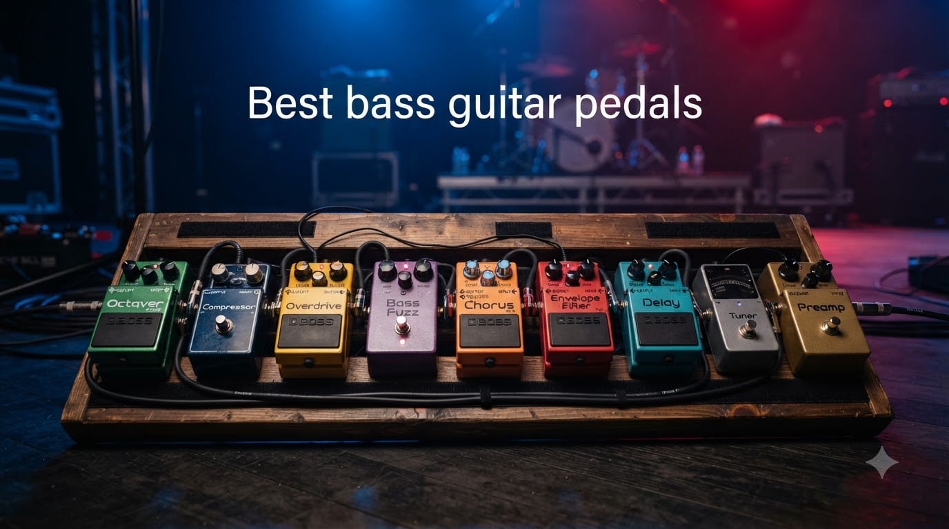 Best bass guitar pedals