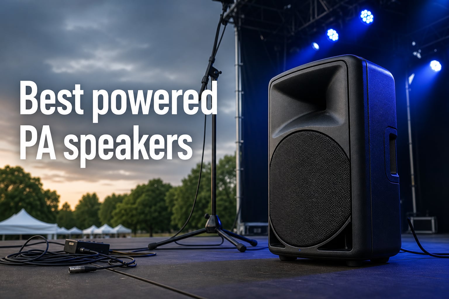 Best powered PA speakers