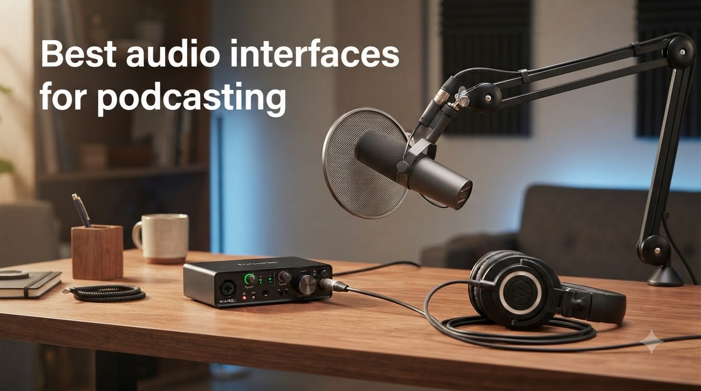 Best audio interfaces for podcasting
