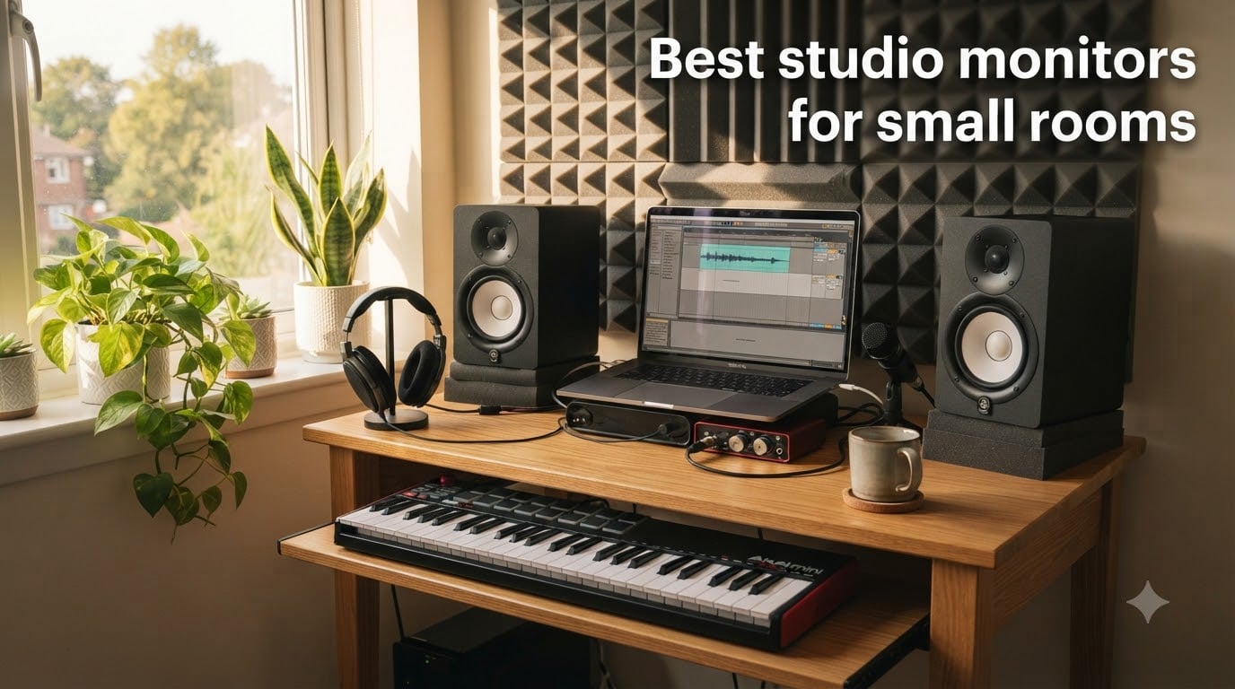 Best studio monitors for small rooms