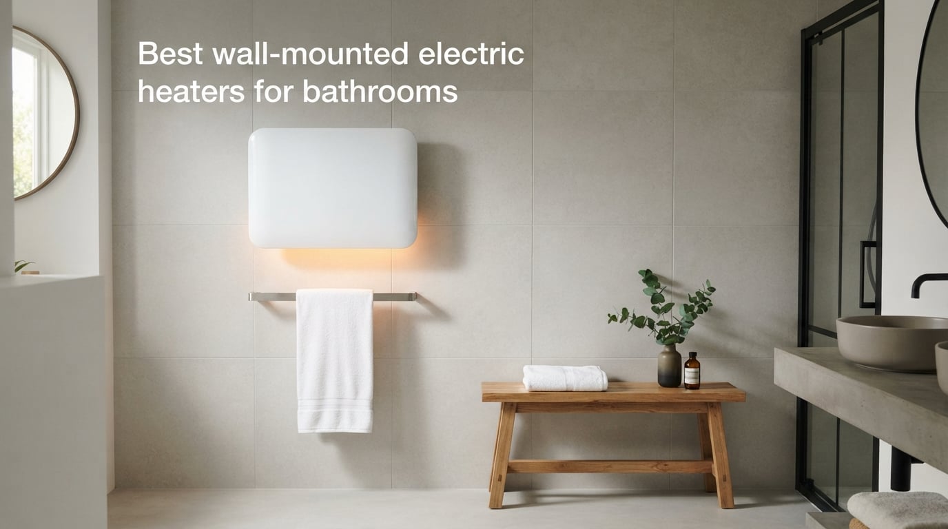 Best wall-mounted electric heaters for bathrooms