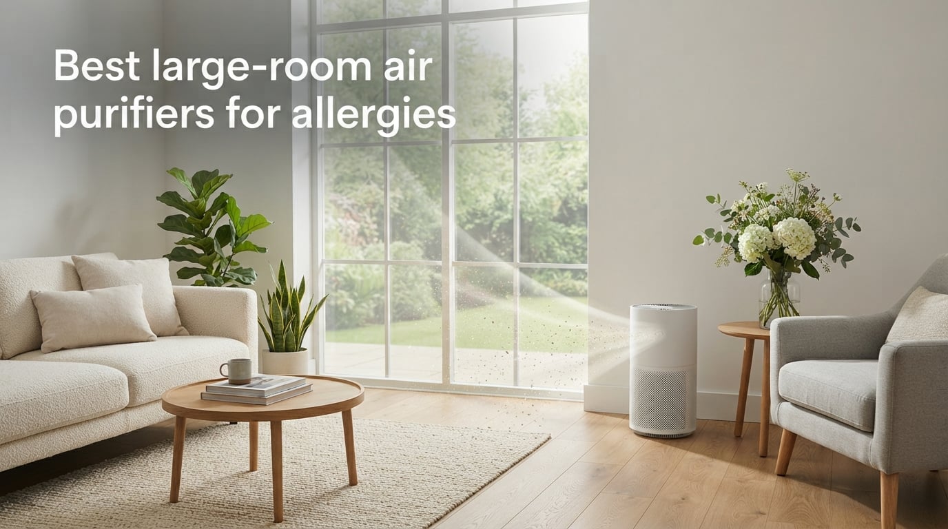 Best large-room air purifiers for allergies