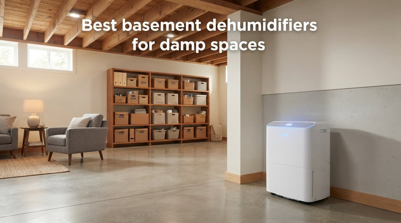 Best basement dehumidifiers for damp spaces